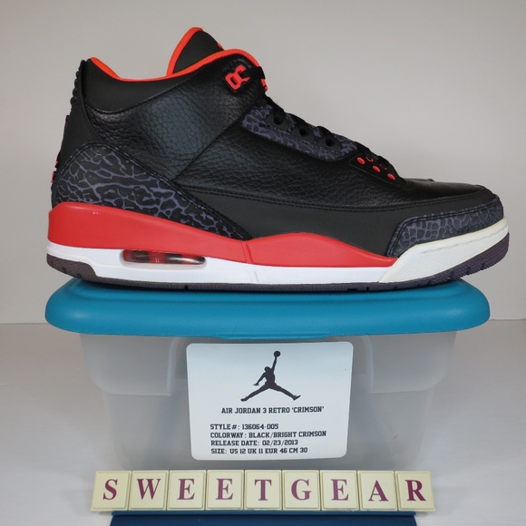 Jordan Other - AIR Jordan 3 Retro ‘Crimson’